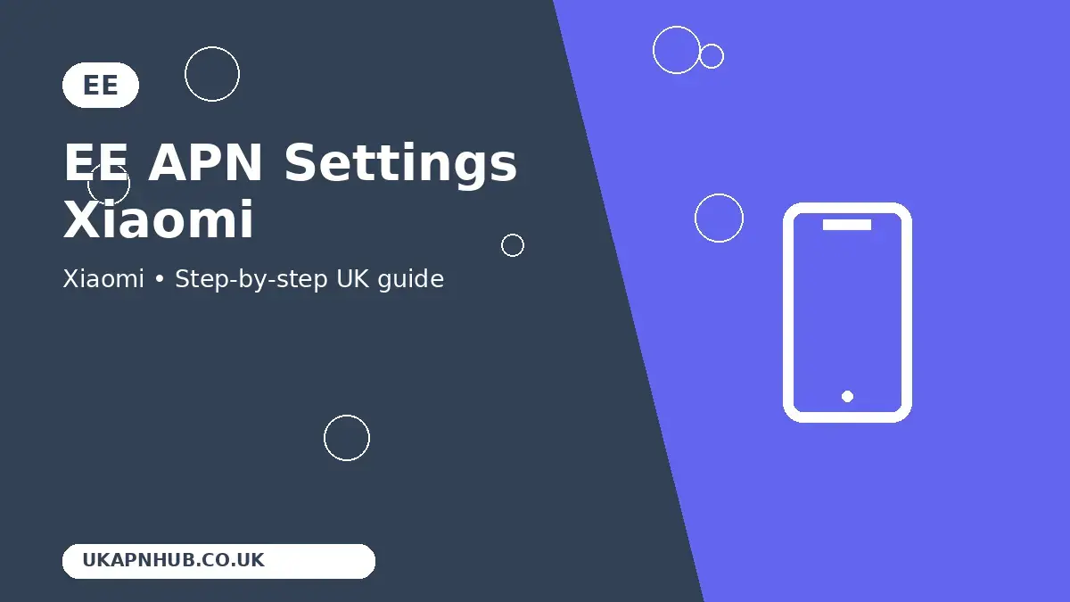 EE APN Settings Xiaomi thumbnail