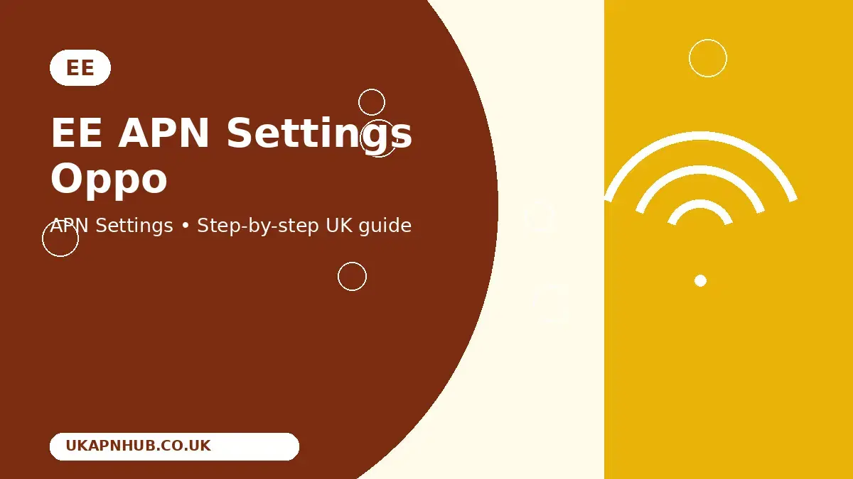 EE APN Settings Oppo thumbnail