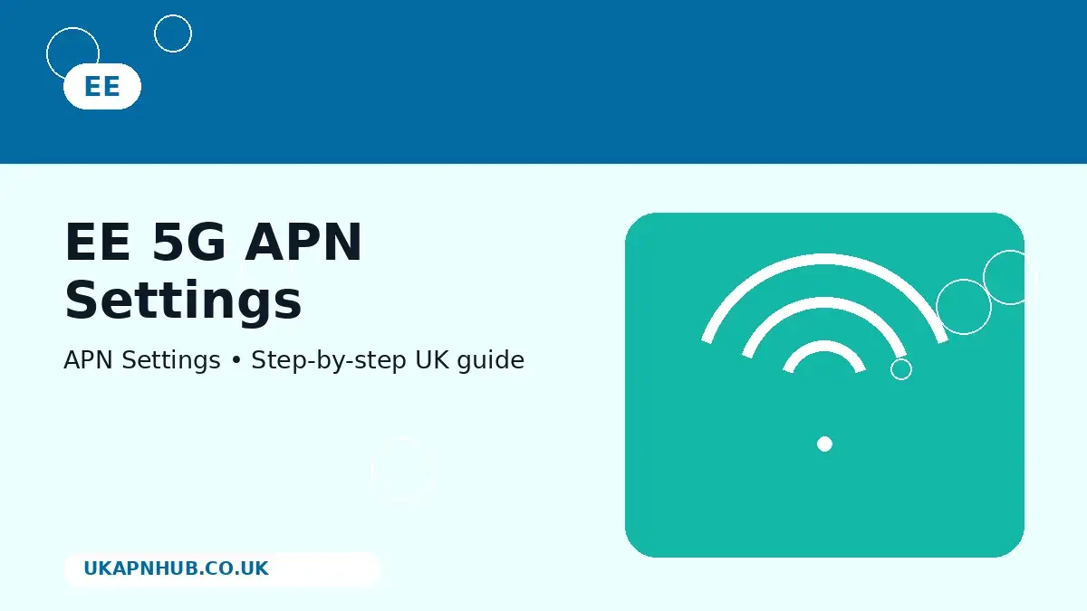 EE 5G APN Settings thumbnail