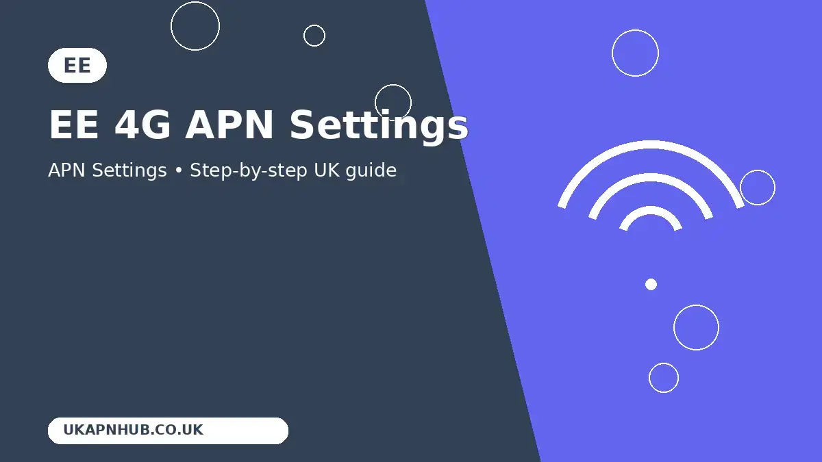 EE 4G APN Settings thumbnail