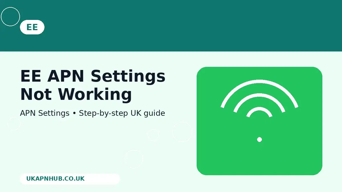 EE APN Settings Not Working thumbnail
