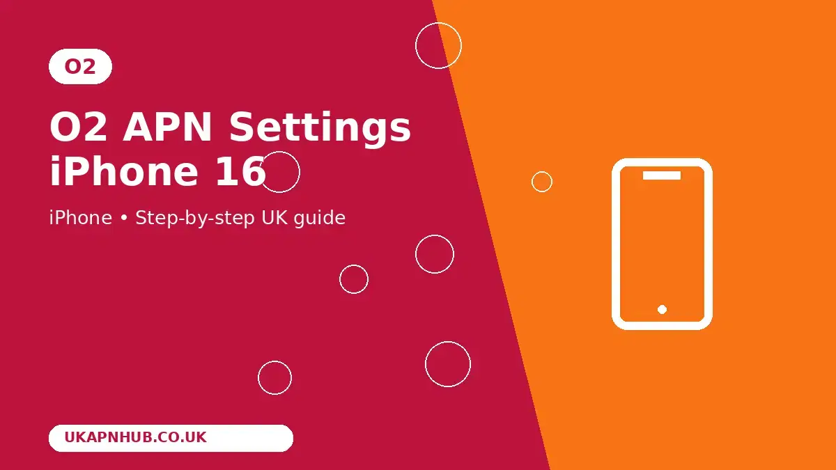 O2 APN Settings iPhone 16 thumbnail