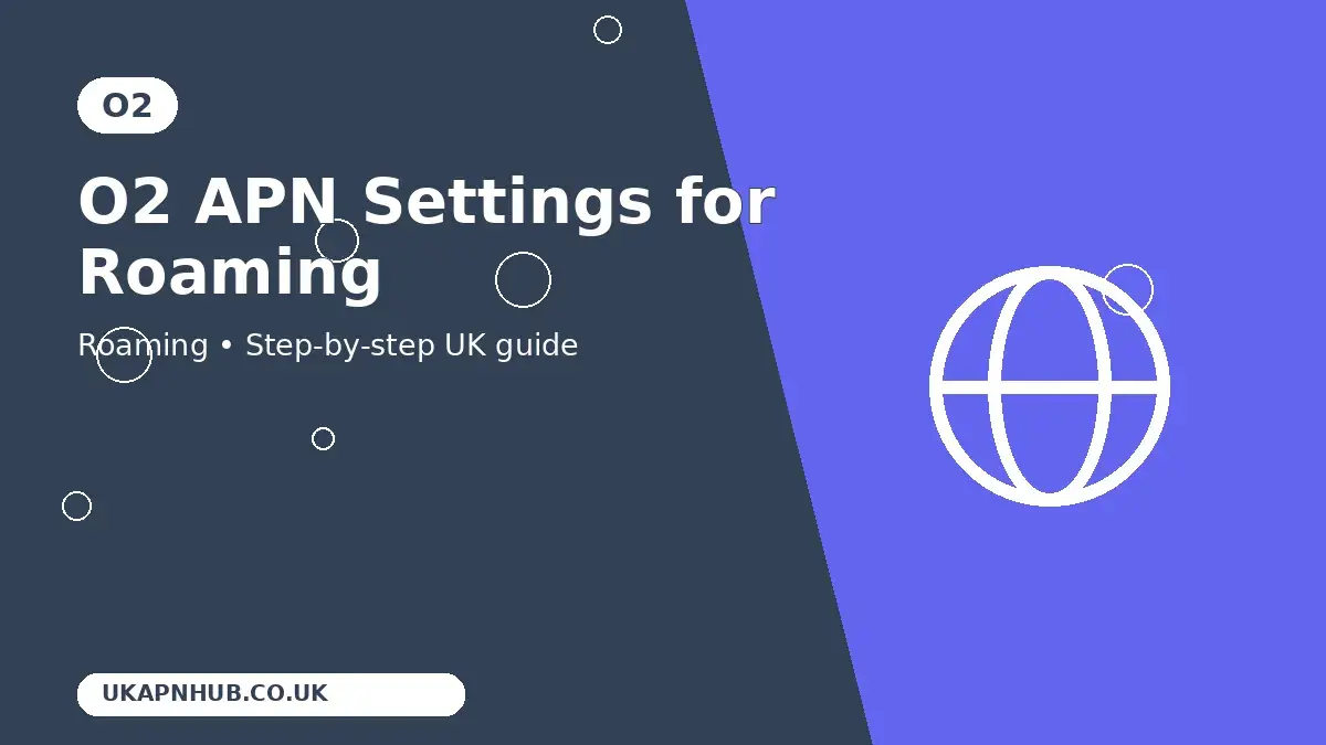 O2 APN Settings for Roaming thumbnail