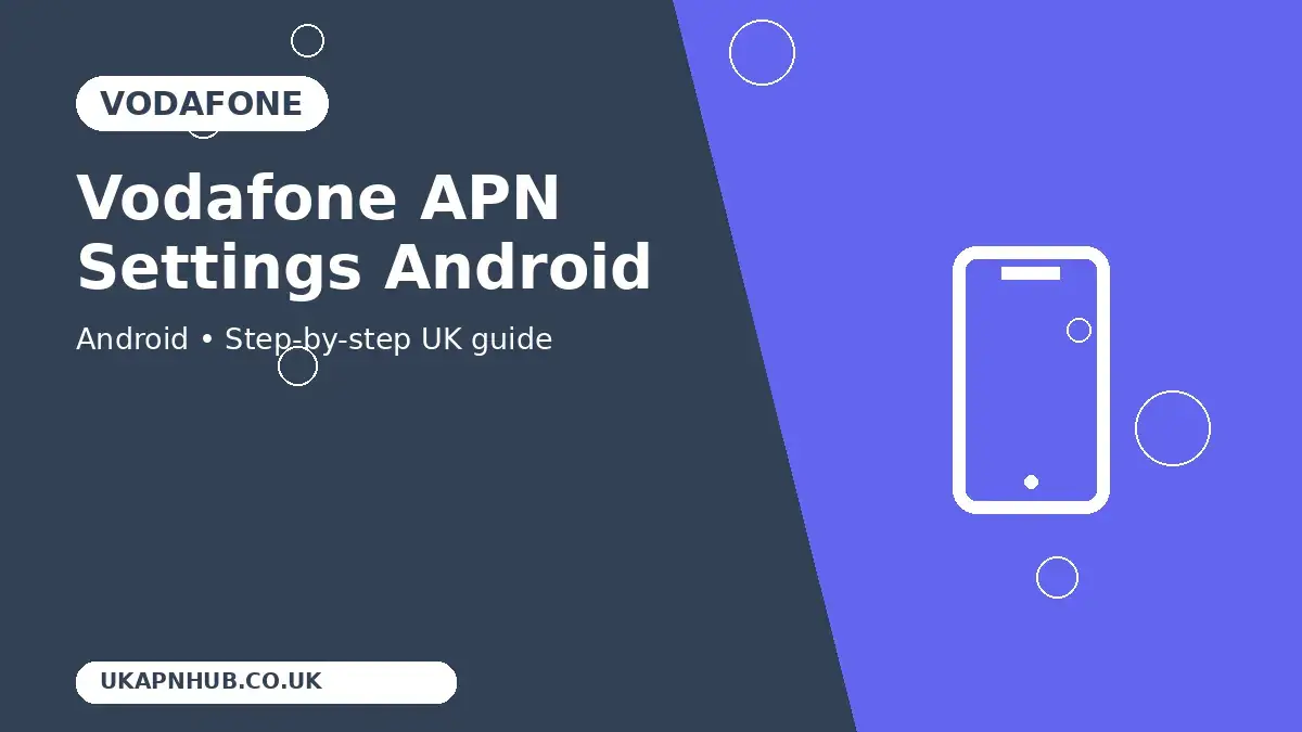 Vodafone APN Settings Android thumbnail