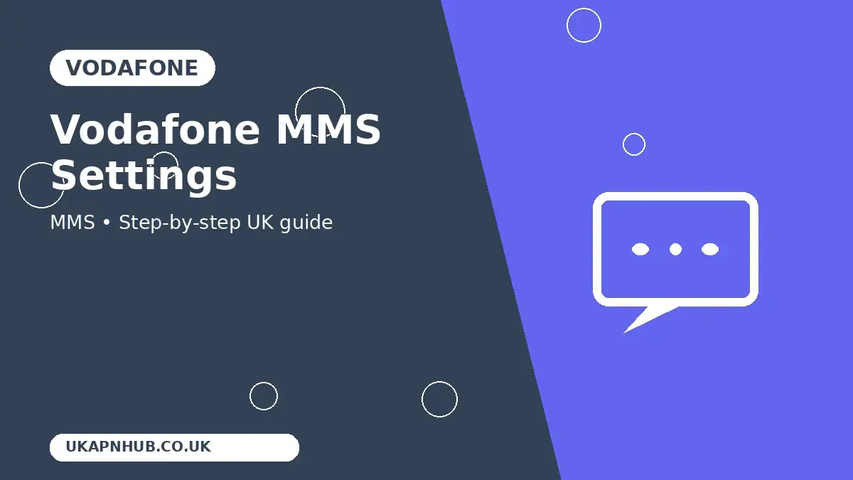 Vodafone MMS Settings thumbnail