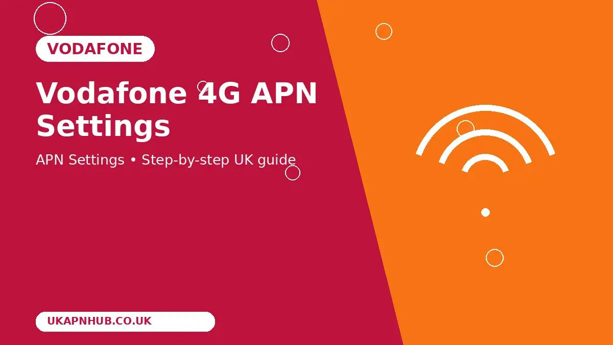 Vodafone 4G APN Settings thumbnail
