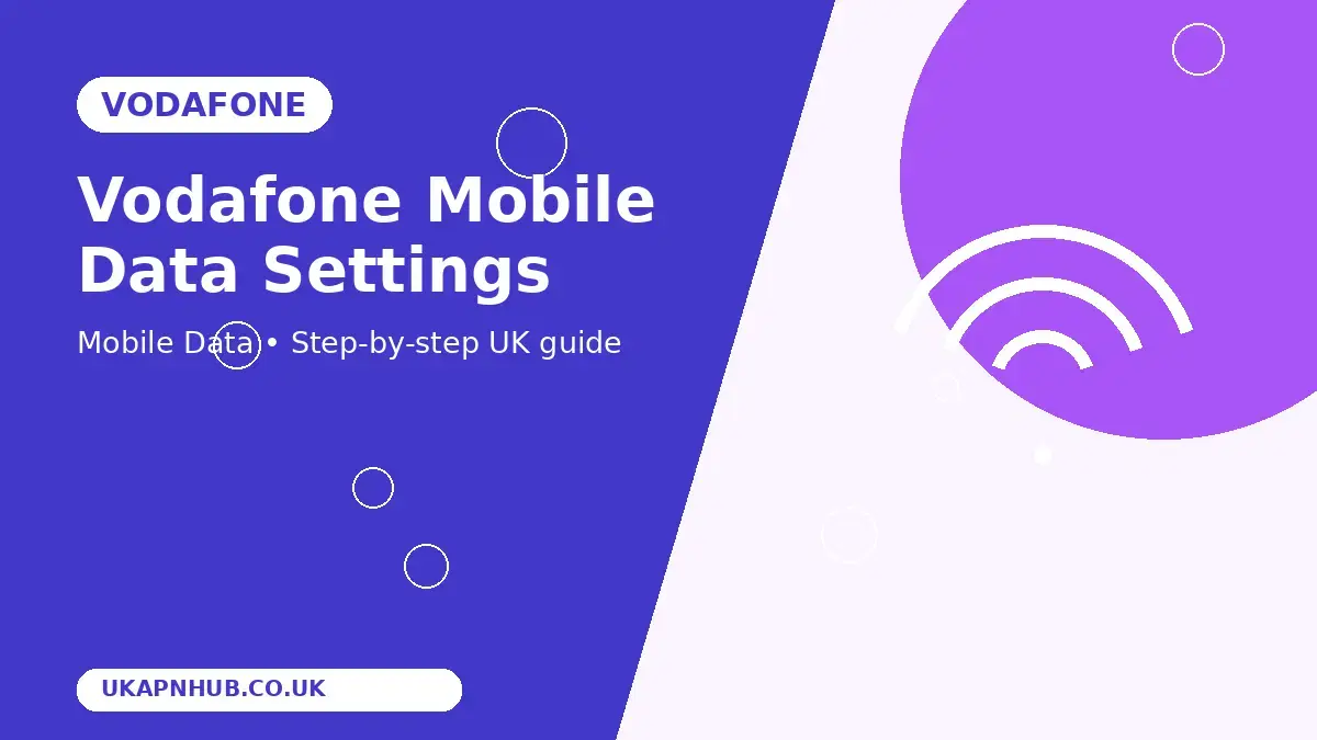 Vodafone Mobile Data Settings thumbnail