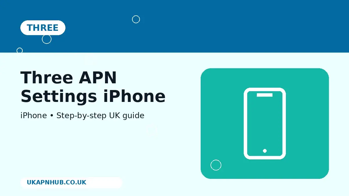 Three APN Settings iPhone thumbnail