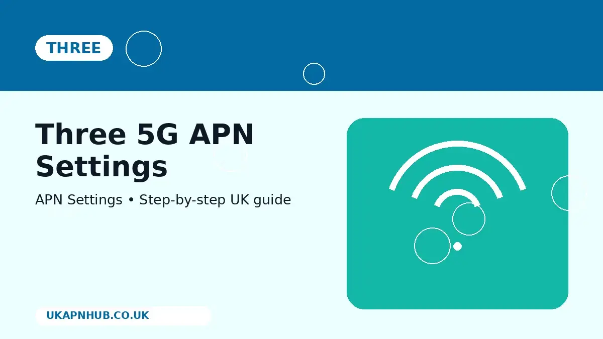 Three 5G APN Settings thumbnail