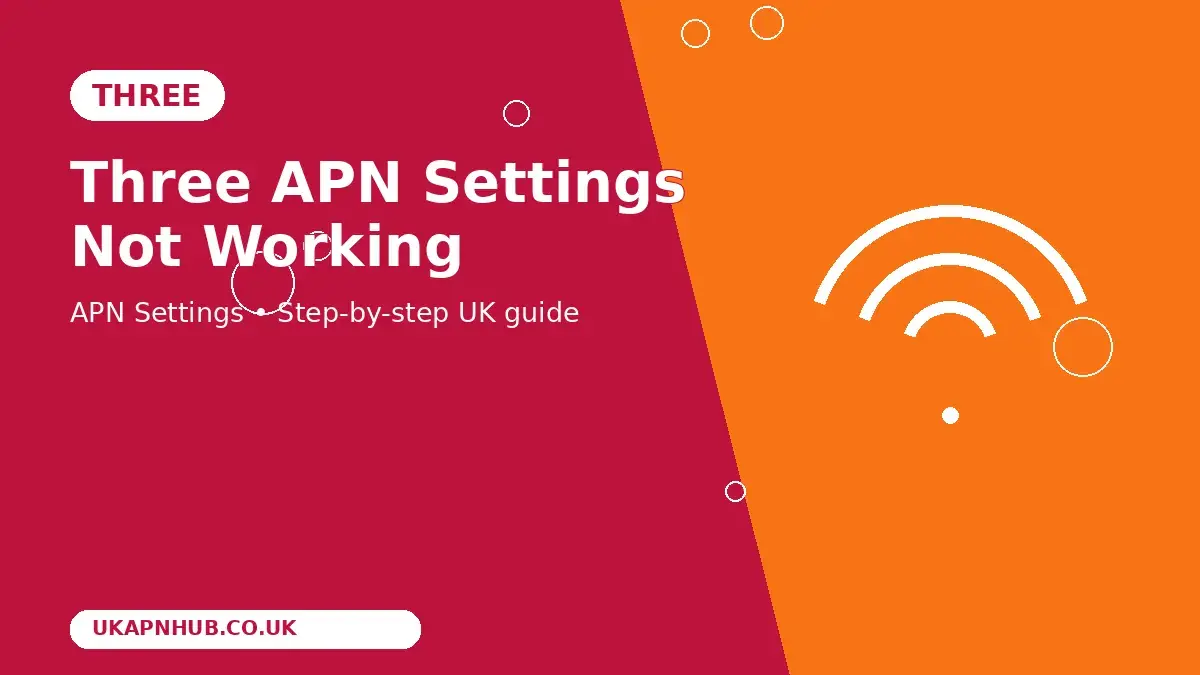 Three APN Settings Not Working thumbnail