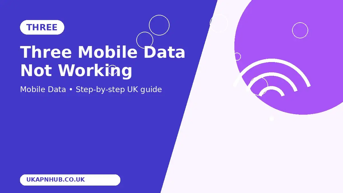 Three Mobile Data Not Working thumbnail
