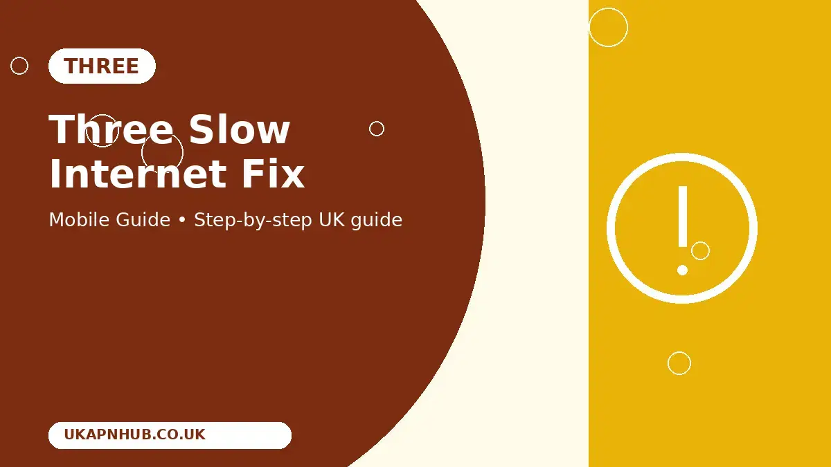 Three Slow Internet Fix thumbnail