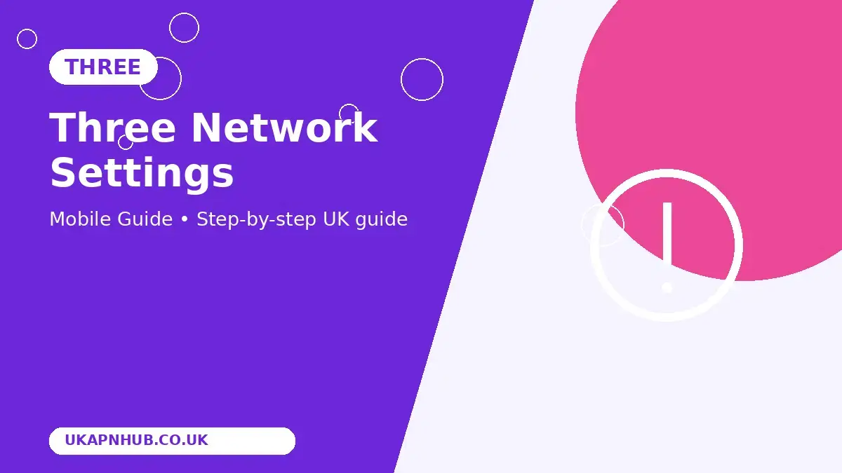 Three Network Settings thumbnail