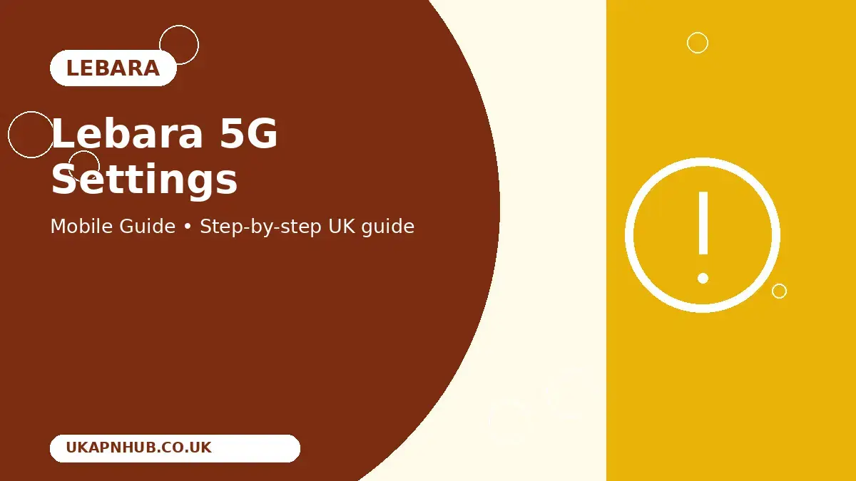 Lebara 5G Settings thumbnail