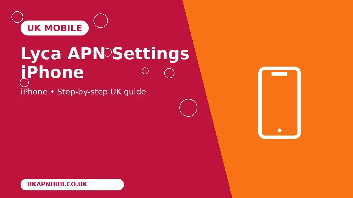 Lyca APN Settings iPhone thumbnail