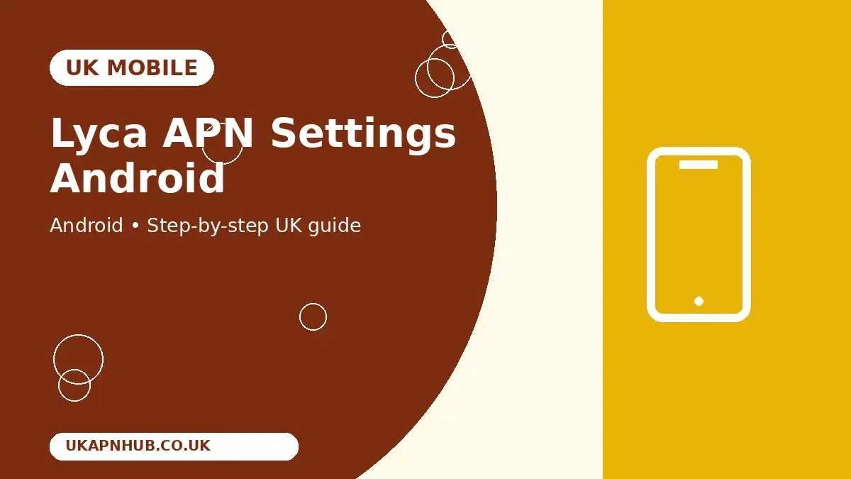 Lyca APN Settings Android thumbnail