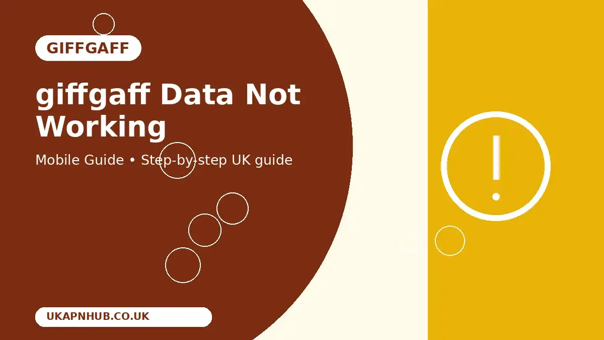 giffgaff Data Not Working thumbnail