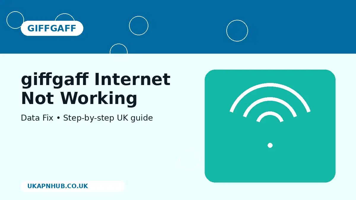 giffgaff Internet Not Working thumbnail