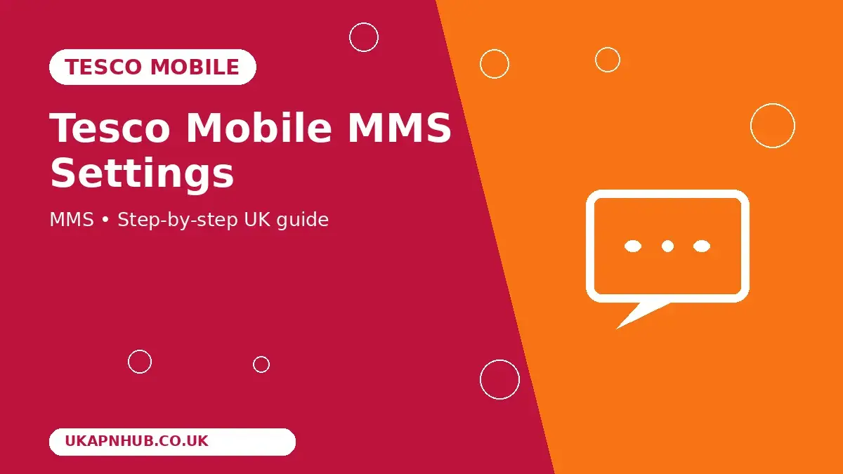 Tesco Mobile MMS Settings thumbnail