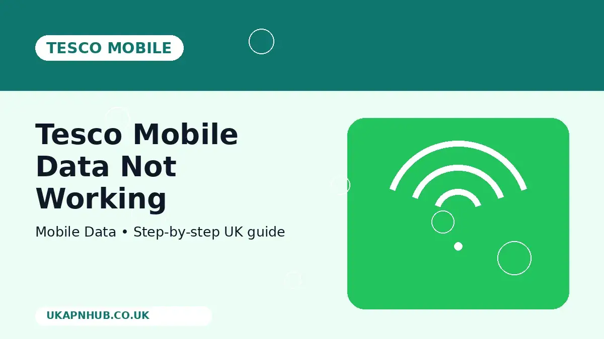 Tesco Mobile Data Not Working thumbnail