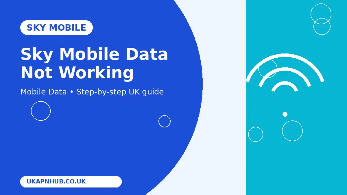 Sky Mobile Data Not Working thumbnail