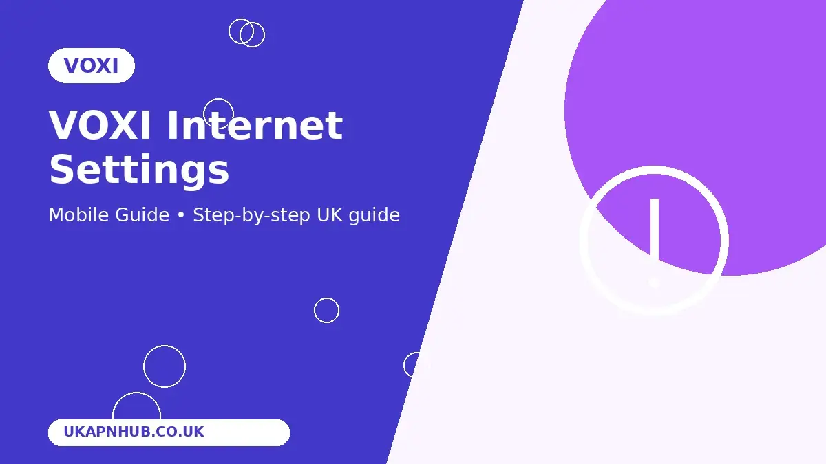 VOXI Internet Settings thumbnail