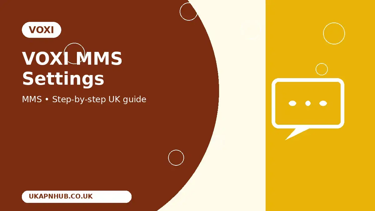 VOXI MMS Settings thumbnail