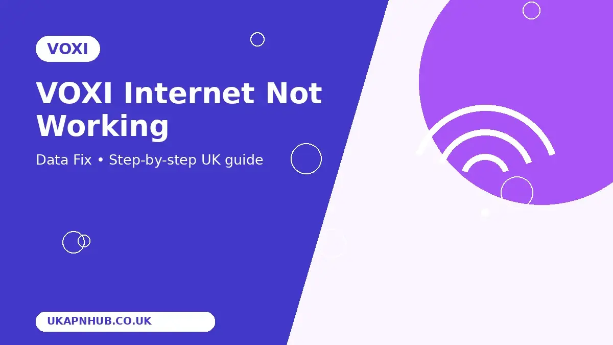 VOXI Internet Not Working thumbnail