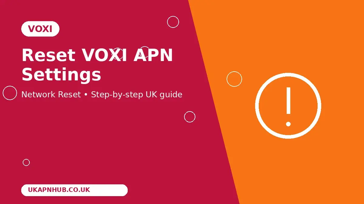 Reset VOXI APN Settings thumbnail