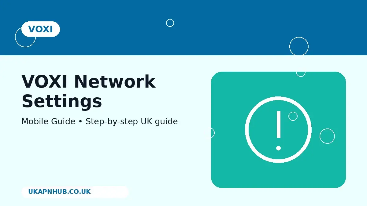 VOXI Network Settings thumbnail