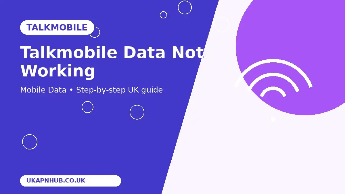 Talkmobile Data Not Working thumbnail