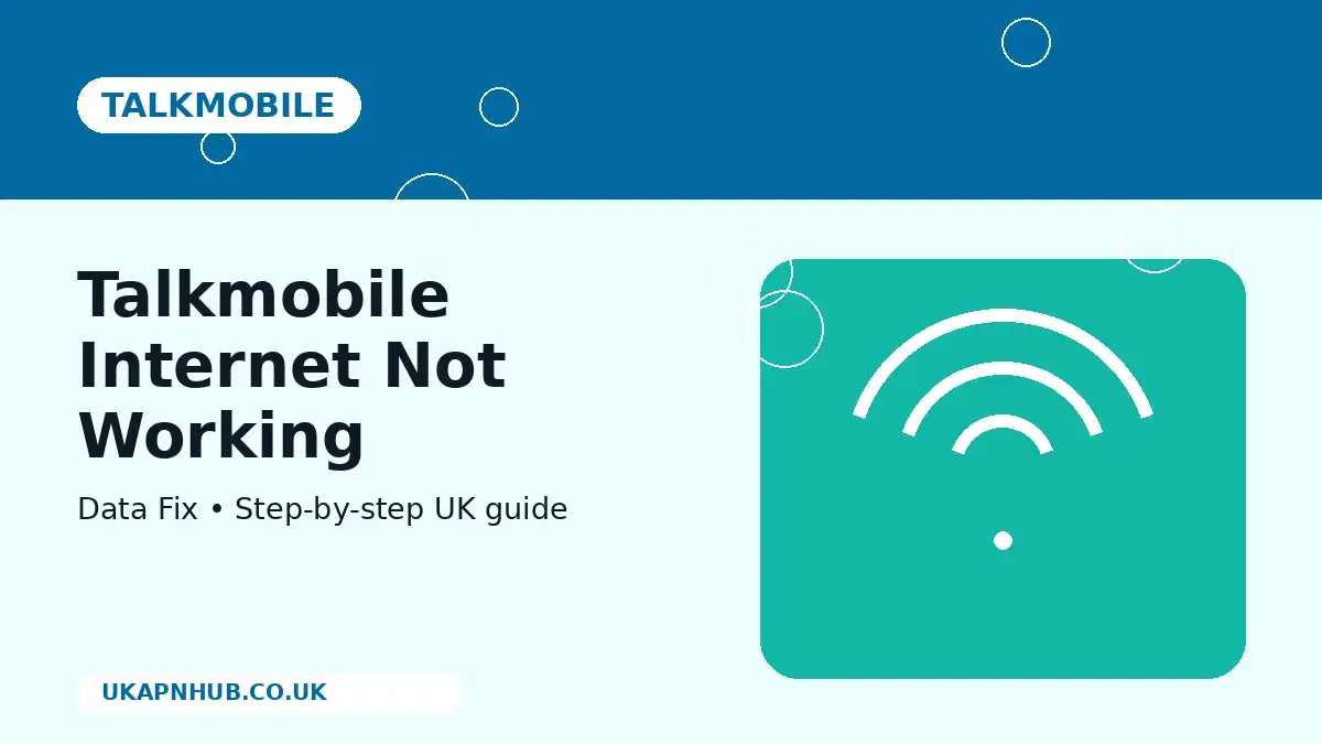 Talkmobile Internet Not Working thumbnail