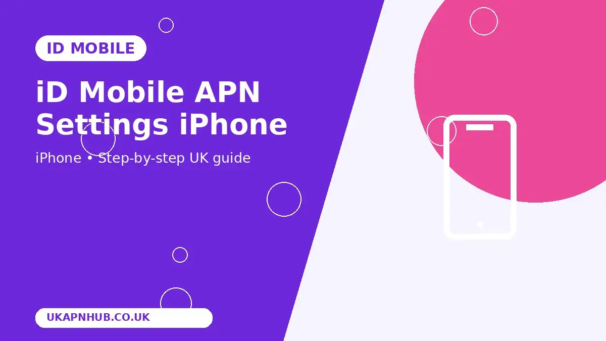 iD Mobile APN Settings iPhone thumbnail