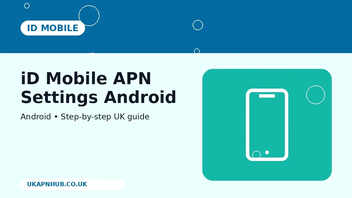 iD Mobile APN Settings Android thumbnail