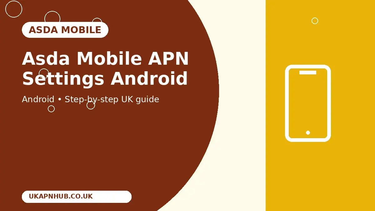 Asda Mobile APN Settings Android thumbnail
