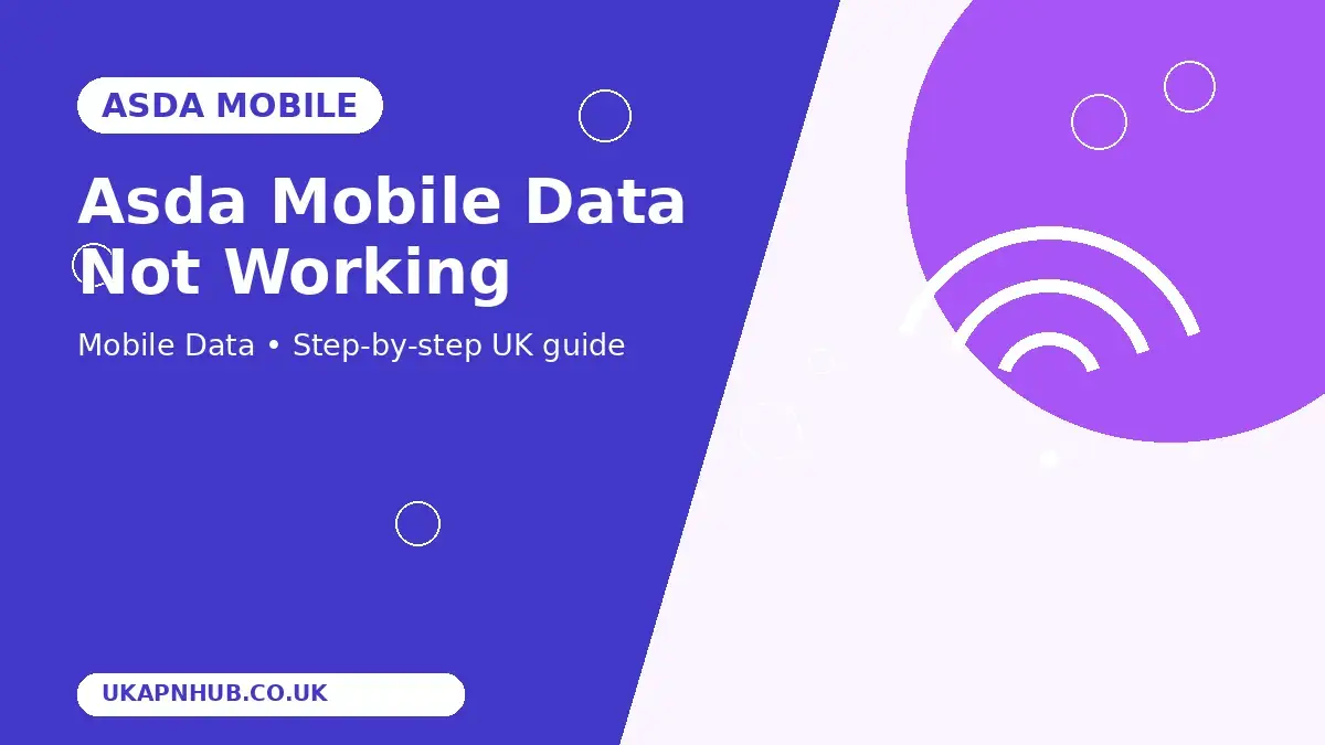 Asda Mobile Data Not Working thumbnail