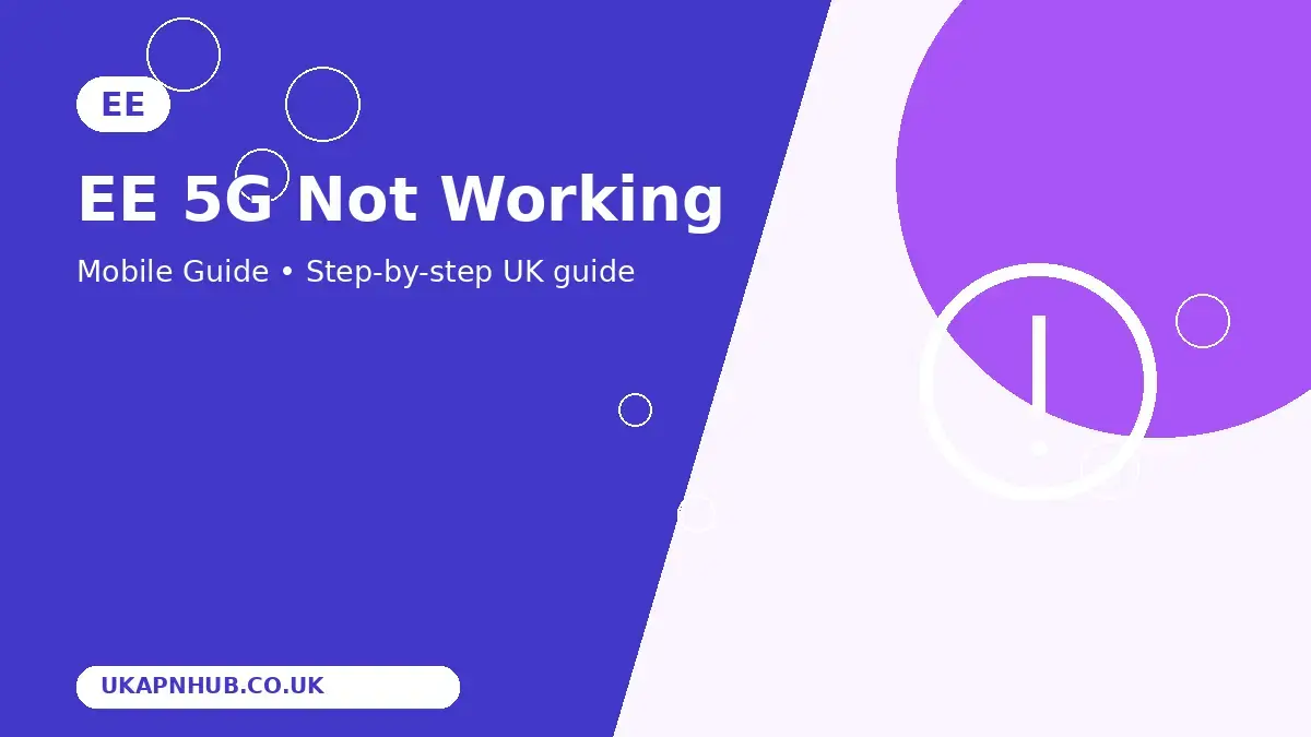 EE 5G Not Working thumbnail