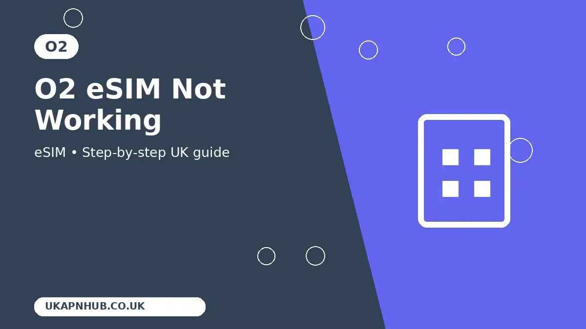O2 eSIM Not Working thumbnail