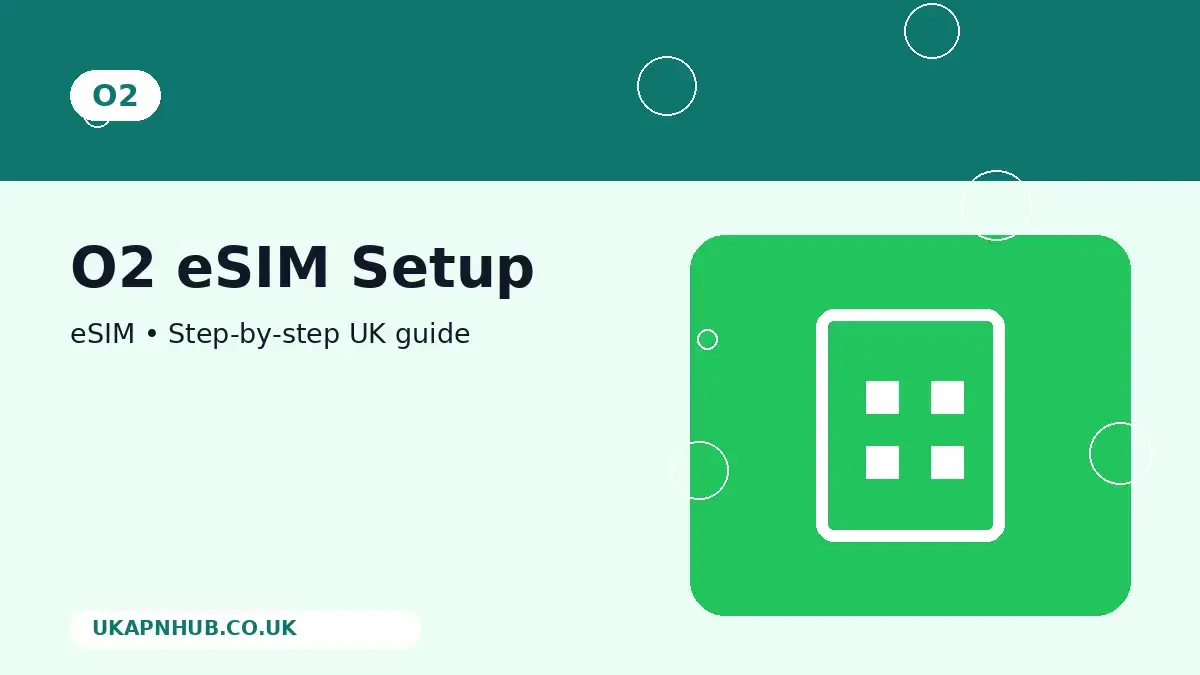 O2 eSIM Setup thumbnail