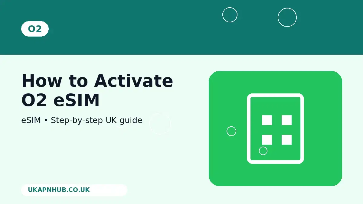 How to Activate O2 eSIM thumbnail
