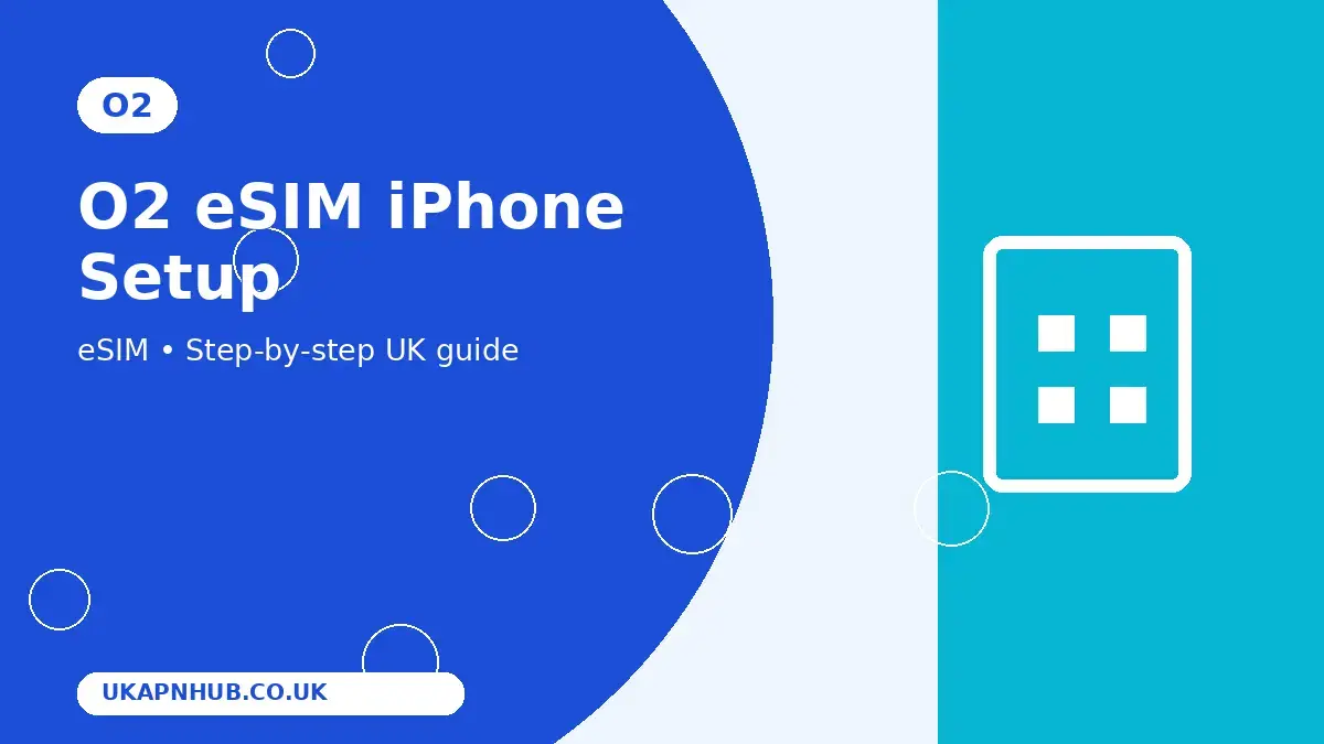 O2 eSIM iPhone Setup thumbnail