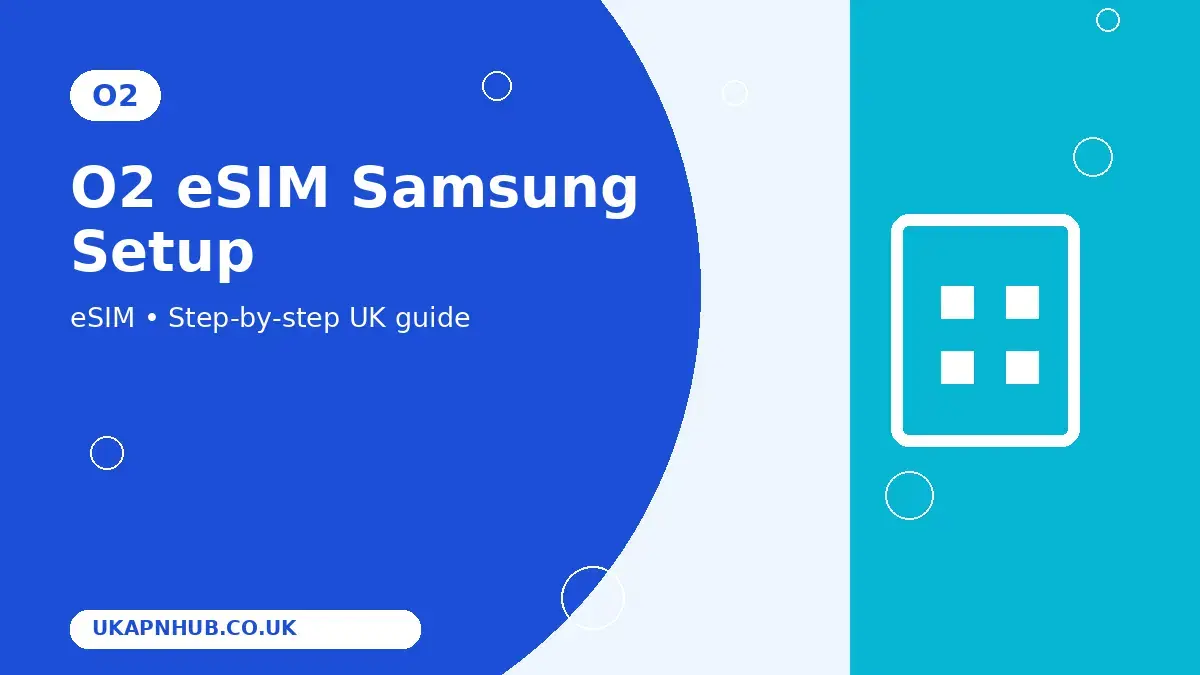 O2 eSIM Samsung Setup thumbnail