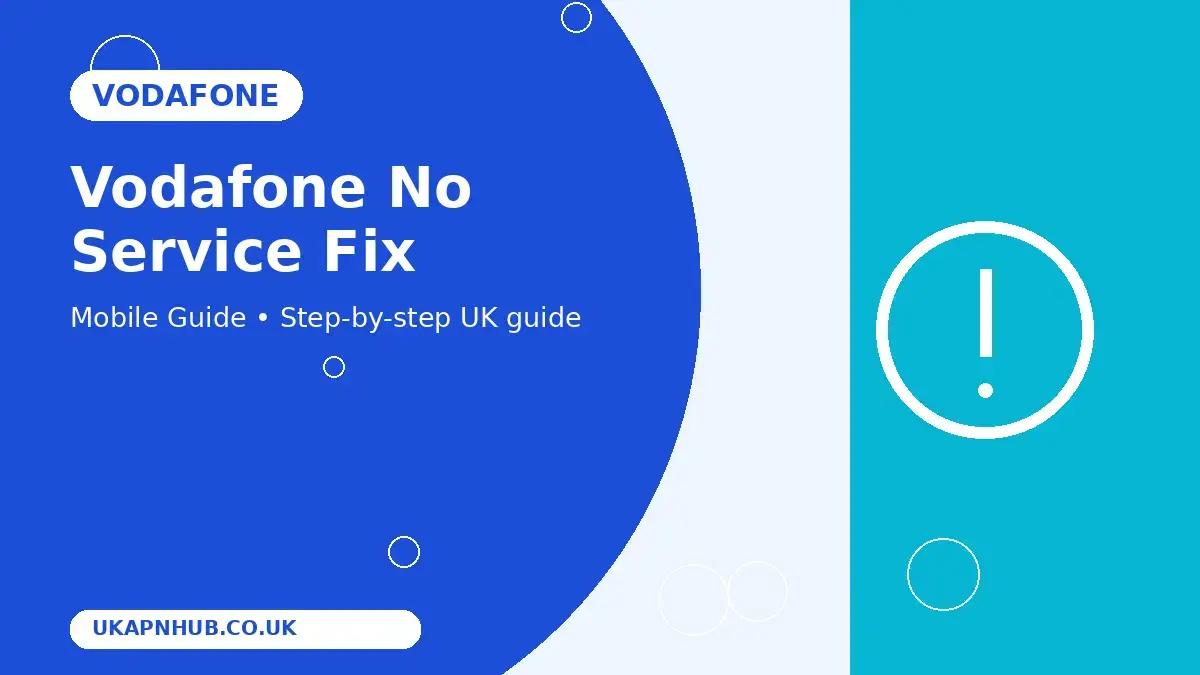 Vodafone No Service Fix thumbnail