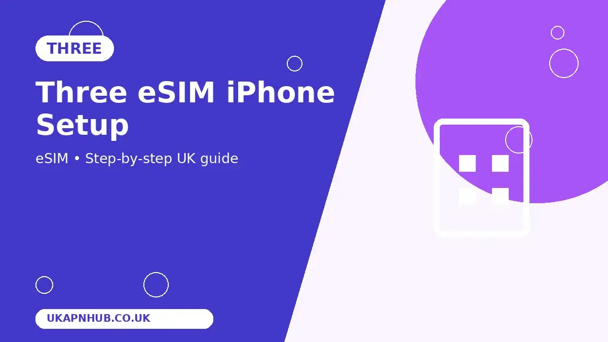 Three eSIM iPhone Setup thumbnail