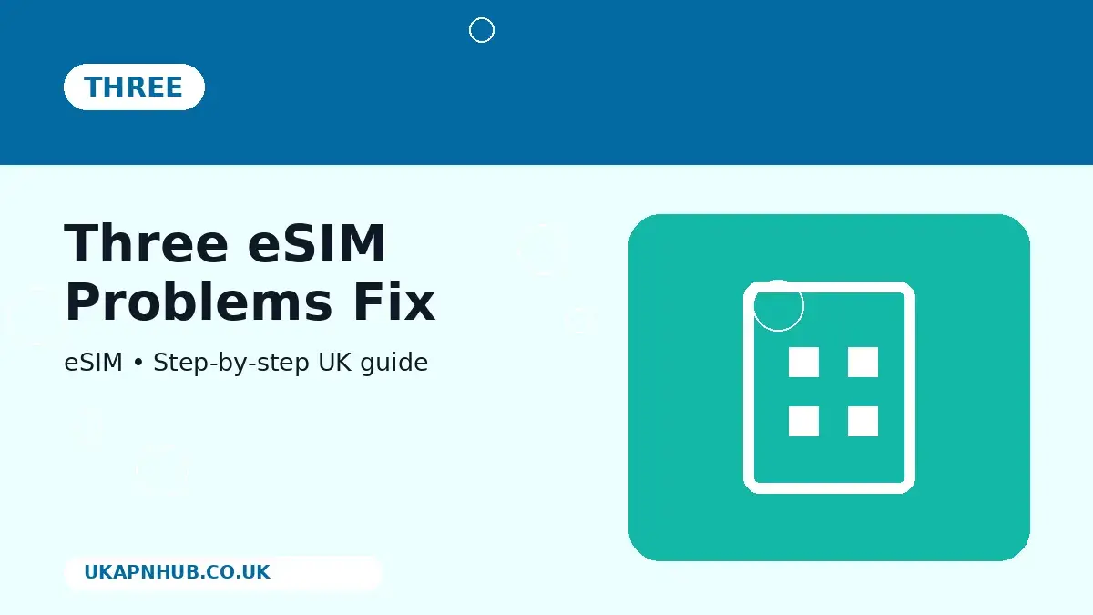 Three eSIM Problems Fix thumbnail