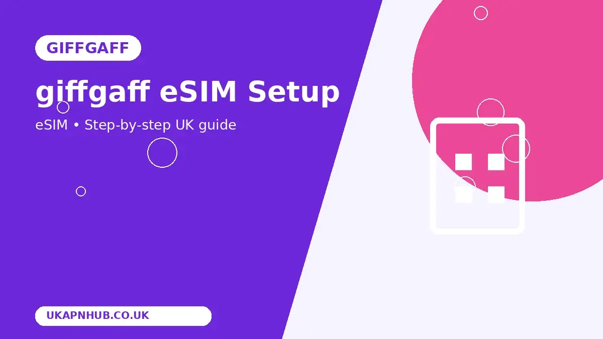 giffgaff eSIM Setup thumbnail
