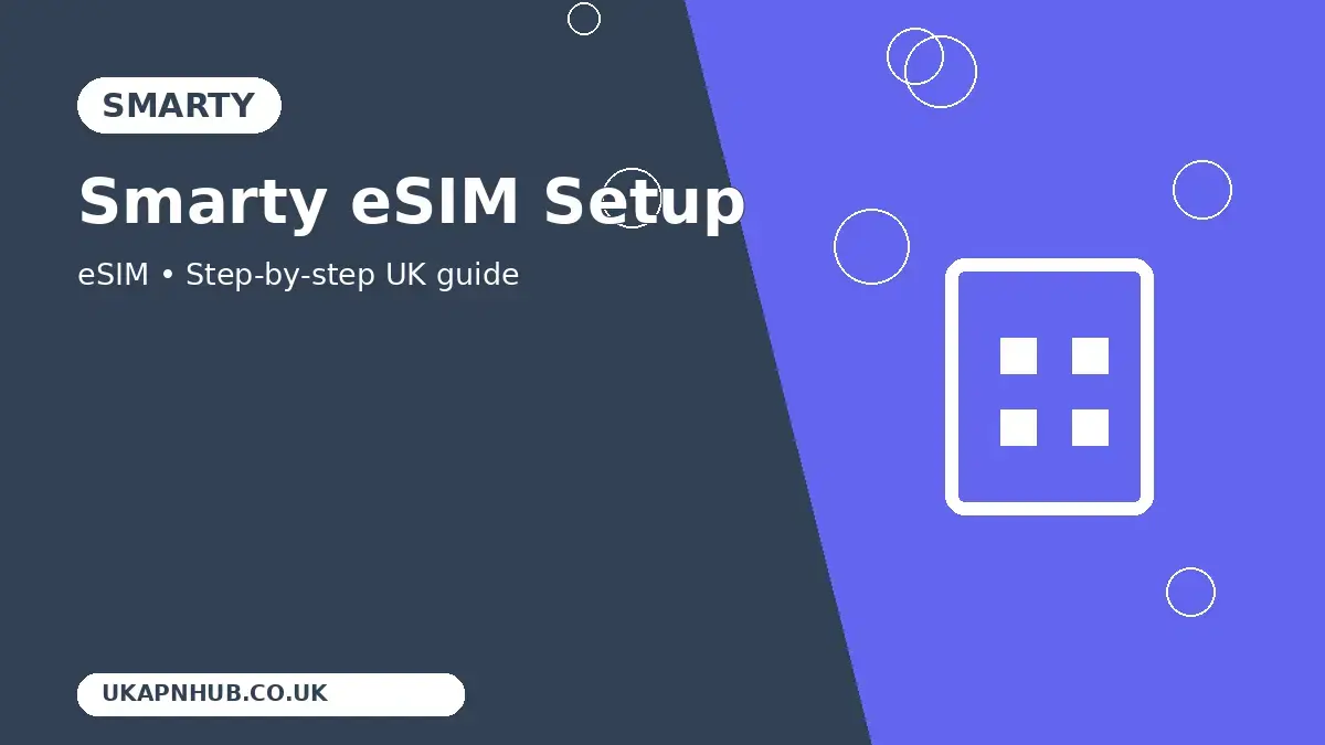 Smarty eSIM Setup thumbnail