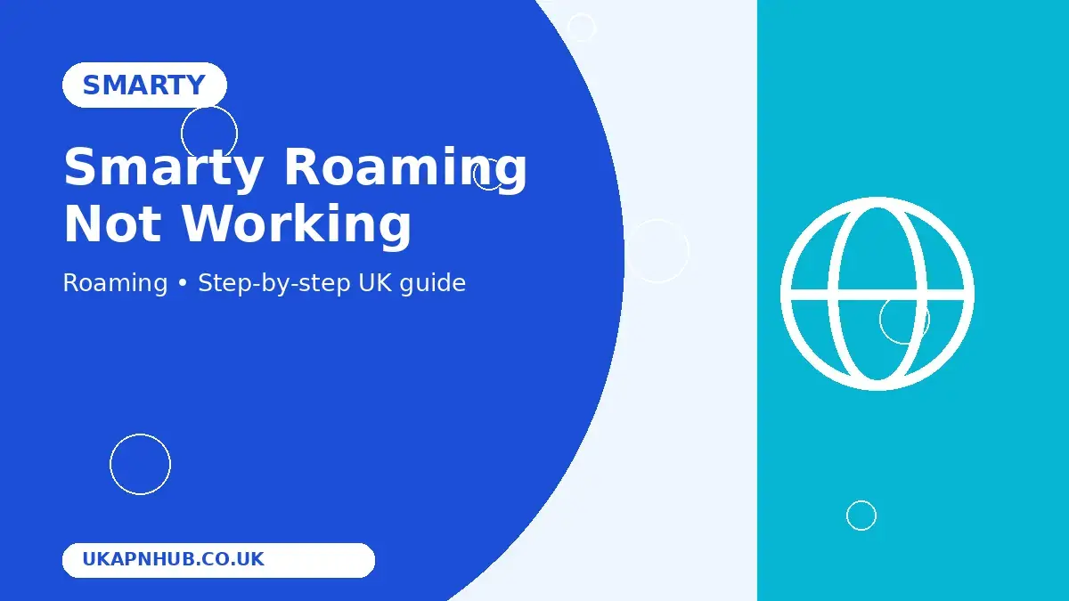 Smarty Roaming Not Working thumbnail