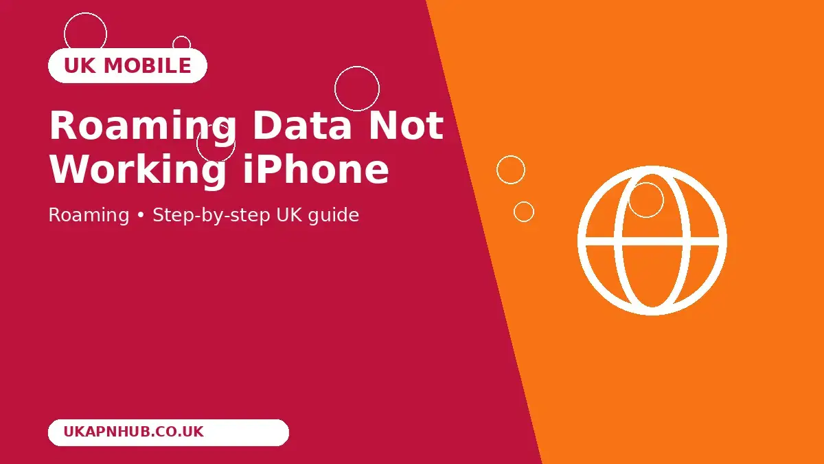 Roaming Data Not Working iPhone thumbnail