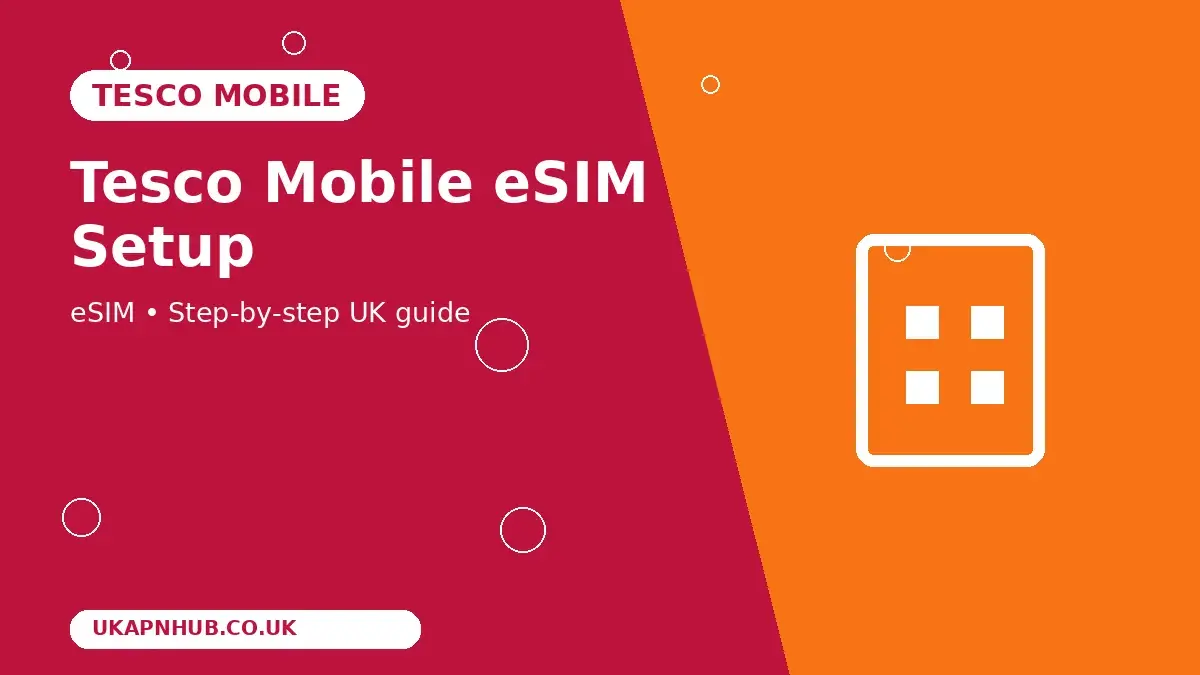 Tesco Mobile eSIM Setup thumbnail